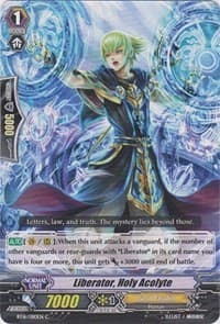 Liberator, Holy Acolyte - BT16: Legion of Dragons and Blades ver.E - Cardfight Vanguard card