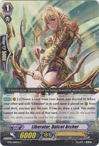 Liberator, Dulcet Archer - BT16: Legion of Dragons and Blades ver.E - Cardfight Vanguard card