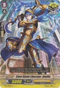 Steel Blade Liberator, Alwilla - BT16: Legion of Dragons and Blades ver.E - Cardfight Vanguard card