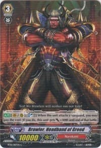 Brawler, Headband of Greed - BT16: Legion of Dragons and Blades ver.E - Cardfight Vanguard card