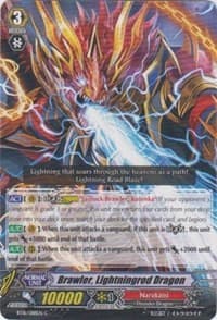 Brawler, Lightningrod Dragon - BT16: Legion of Dragons and Blades ver.E - Cardfight Vanguard card