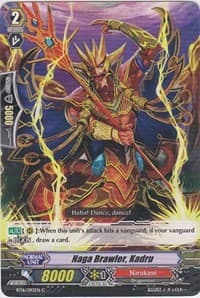 Naga Brawler, Kadru - BT16: Legion of Dragons and Blades ver.E - Cardfight Vanguard card
