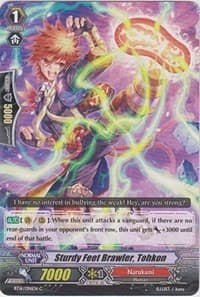 Sturdy Feet Brawler, Tohkon - BT16: Legion of Dragons and Blades ver.E - Cardfight Vanguard card