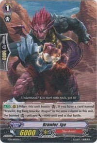 Brawler, Igo - BT16: Legion of Dragons and Blades ver.E - Cardfight Vanguard card