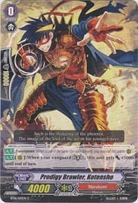 Prodigy Brawler, Kotensho - BT16: Legion of Dragons and Blades ver.E - Cardfight Vanguard card