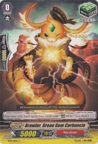 Brawler, Green Gem Carbuncle - BT16: Legion of Dragons and Blades ver.E - Cardfight Vanguard card