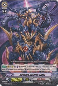 Howling Deletor, Fruet - BT16: Legion of Dragons and Blades ver.E - Cardfight Vanguard card