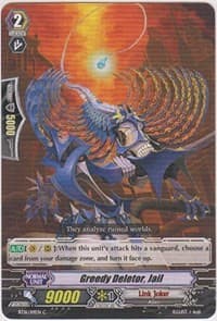Greedy Deletor, Jail - BT16: Legion of Dragons and Blades ver.E - Cardfight Vanguard card