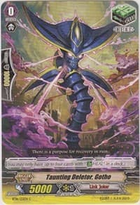 Taunting Deletor, Gotho - BT16: Legion of Dragons and Blades ver.E - Cardfight Vanguard card