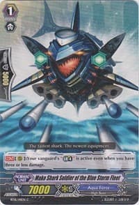 Mako Shark Soldier of the Blue Storm Fleet - BT16: Legion of Dragons and Blades ver.E - Cardfight Vanguard card