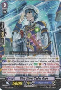 Blue Storm Cadet, Anos - BT16: Legion of Dragons and Blades ver.E - Cardfight Vanguard card