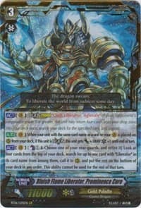 Bluish Flame Liberator, Prominence Core - BT16: Legion of Dragons and Blades ver.E - Cardfight Vanguard card