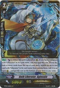 Oath Liberator, Aglovale - BT16: Legion of Dragons and Blades ver.E - Cardfight Vanguard card