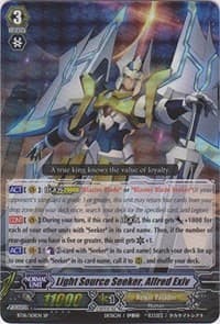 Light Source Seeker, Alfred Exiv (SP) - BT16: Legion of Dragons and Blades ver.E - Cardfight Vanguard card