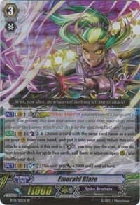 Emerald Blaze (SP) - BT16: Legion of Dragons and Blades ver.E - Cardfight Vanguard card