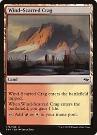 Wind-Scarred Crag - Fate Reforged - Magic: The Gathering card