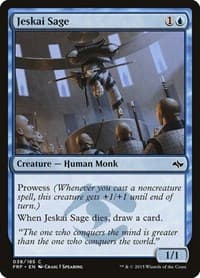 Jeskai Sage - Fate Reforged - Magic: The Gathering card
