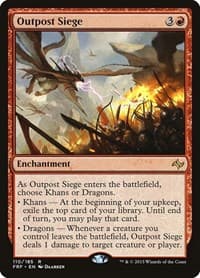 Outpost Siege - Fate Reforged - Magic: The Gathering card