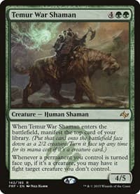 Temur War Shaman - Fate Reforged - Magic: The Gathering card