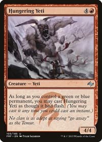 Hungering Yeti - Fate Reforged - Magic: The Gathering card