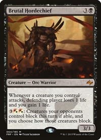 Brutal Hordechief - Fate Reforged - Magic: The Gathering card