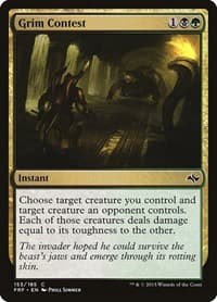 Grim Contest - Fate Reforged - Magic: The Gathering card