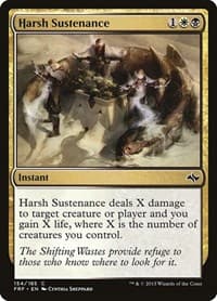 Harsh Sustenance - Fate Reforged - Magic: The Gathering card