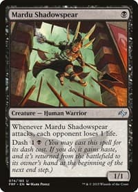 Mardu Shadowspear - Fate Reforged - Magic: The Gathering card