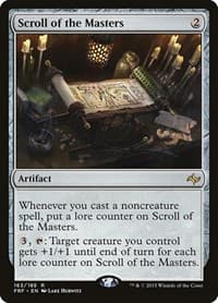 Scroll of the Masters - Fate Reforged - Magic: The Gathering card