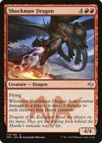 Shockmaw Dragon - Fate Reforged - Magic: The Gathering card