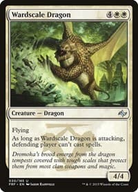 Wardscale Dragon - Fate Reforged - Magic: The Gathering card