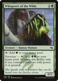 Whisperer of the Wilds - Fate Reforged - Magic: The Gathering card
