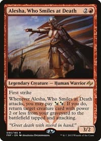 Alesha, Who Smiles at Death - Fate Reforged - Magic: The Gathering card