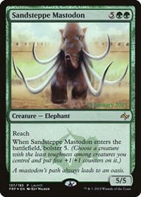 Sandsteppe Mastodon - Launch Party & Release Event Promos - Magic: The Gathering card