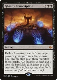 Ghastly Conscription - Fate Reforged - Magic: The Gathering card