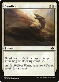 Sandblast - Fate Reforged - Magic: The Gathering card