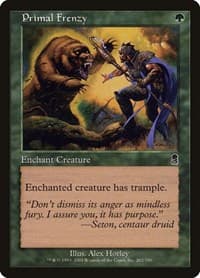 Primal Frenzy - Odyssey - Magic: The Gathering card