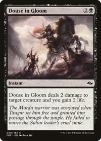 Douse in Gloom - Fate Reforged - Magic: The Gathering card