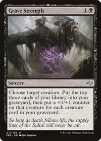Grave Strength - Fate Reforged - Magic: The Gathering card