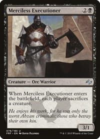 Merciless Executioner - Fate Reforged - Magic: The Gathering card