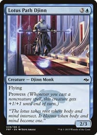 Lotus Path Djinn - Fate Reforged - Magic: The Gathering card
