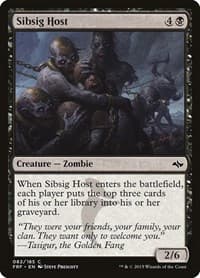 Sibsig Host - Fate Reforged - Magic: The Gathering card