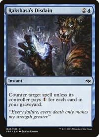 Rakshasa's Disdain - Fate Reforged - Magic: The Gathering card