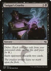 Tasigur's Cruelty - Fate Reforged - Magic: The Gathering card