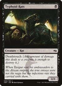 Typhoid Rats - Fate Reforged - Magic: The Gathering card