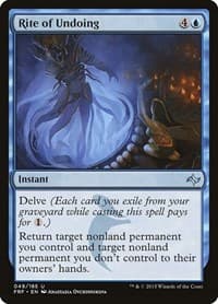Rite of Undoing - Fate Reforged - Magic: The Gathering card