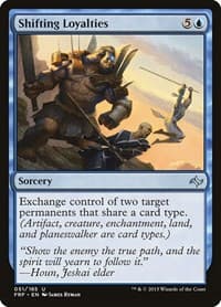 Shifting Loyalties - Fate Reforged - Magic: The Gathering card