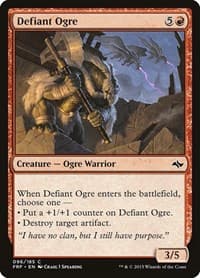 Defiant Ogre - Fate Reforged - Magic: The Gathering card