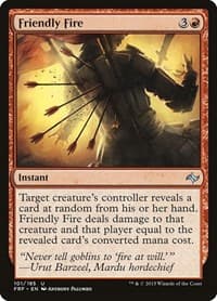 Friendly Fire - Fate Reforged - Magic: The Gathering card