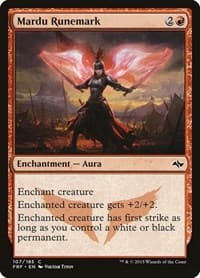 Mardu Runemark - Fate Reforged - Magic: The Gathering card
